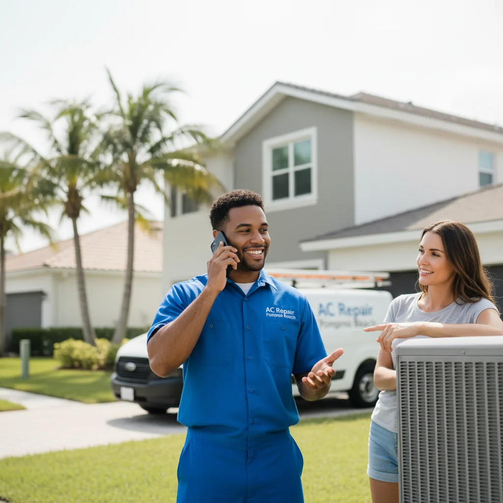 AC Repair Pompano Beach customer support in East Norwich